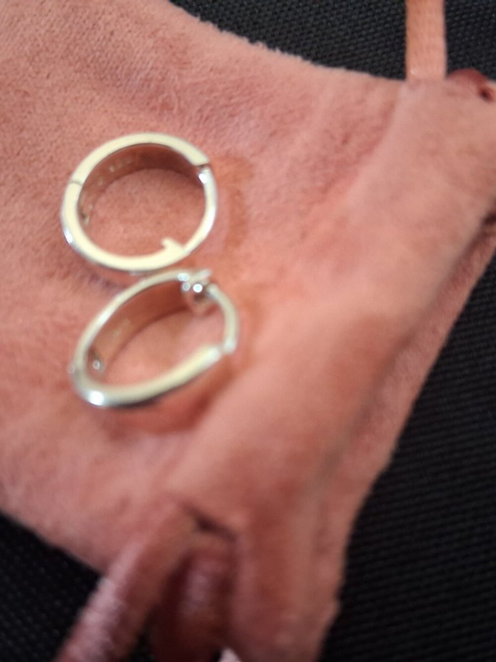 Mejuri Silver Bold Huggie Hoops - Picture 2 of 3
